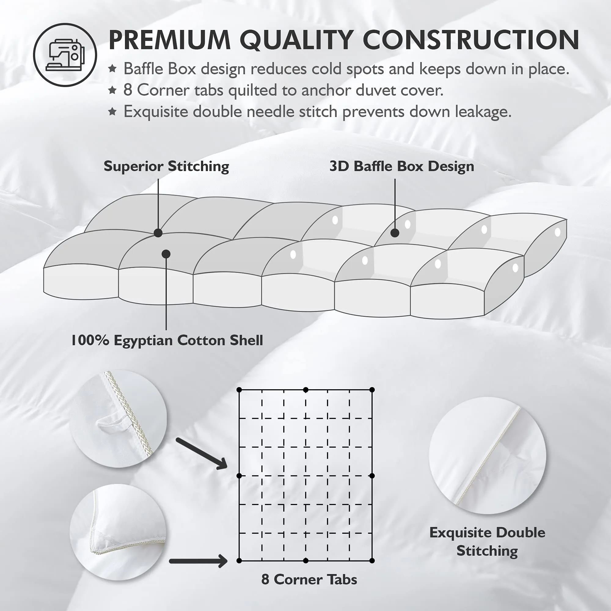 Baffle Box Comforter Shells Exporter
