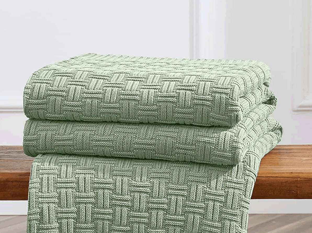 Bamboo Design Acrylic Blankets & Throws