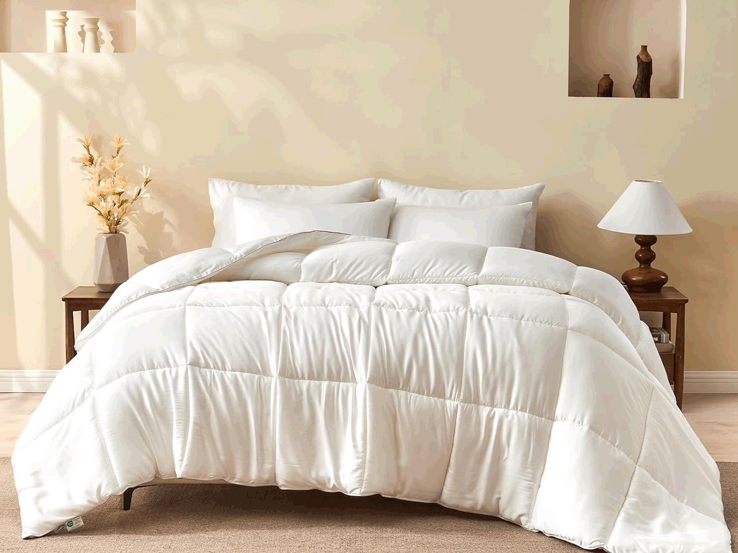 Bamboo Fabric and Silk Filling  Duvets