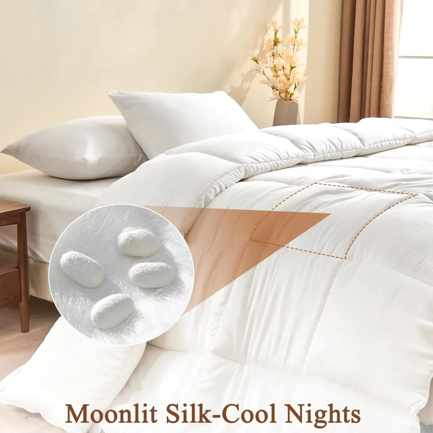 Bamboo Fabric and Silk Filling  Duvets Factory
