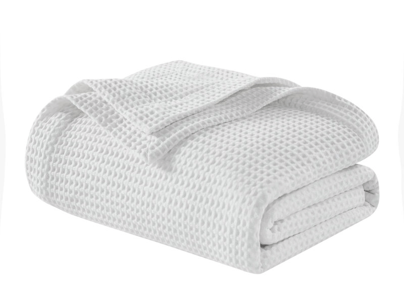 Cotton Waffle Blankets & Throws