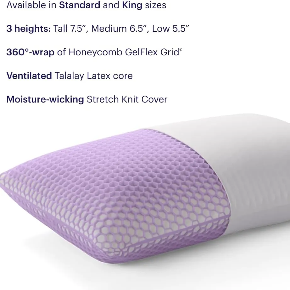 Grid & Talalay Latex Core Pillow