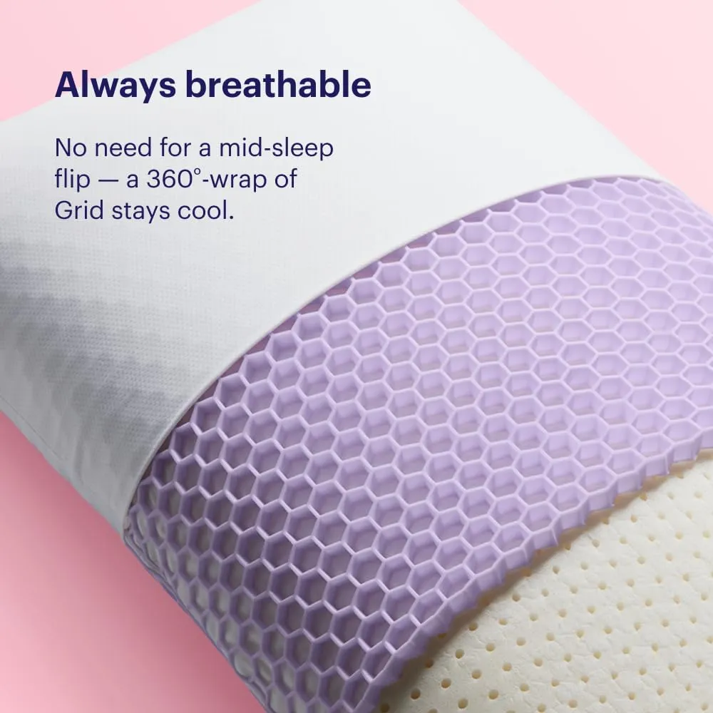 Grid & Talalay Latex Core Pillow Sale
