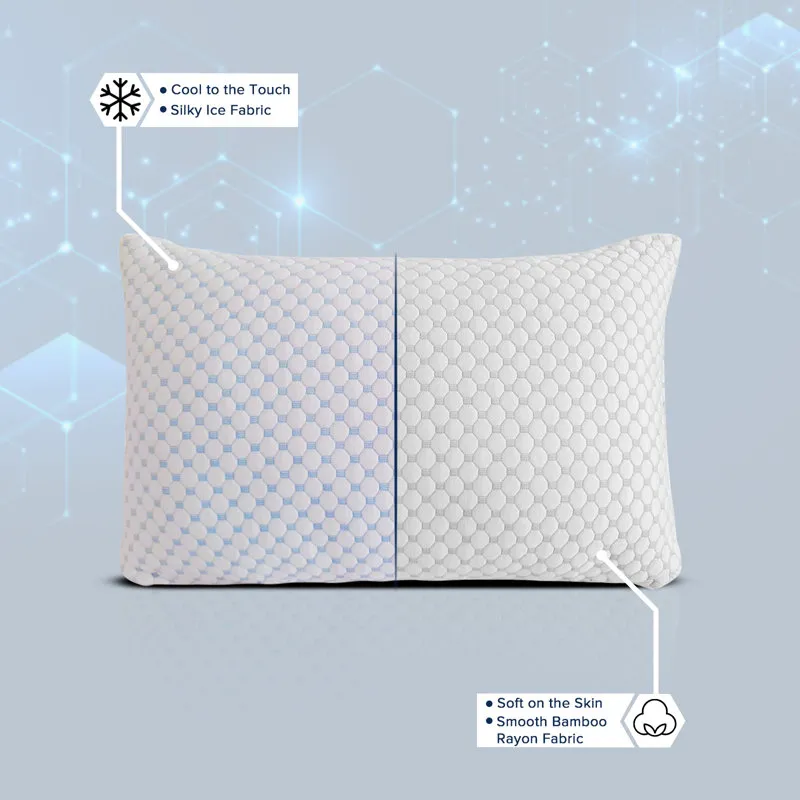 Shredded Memory Foam Plush Support Pillow Sale