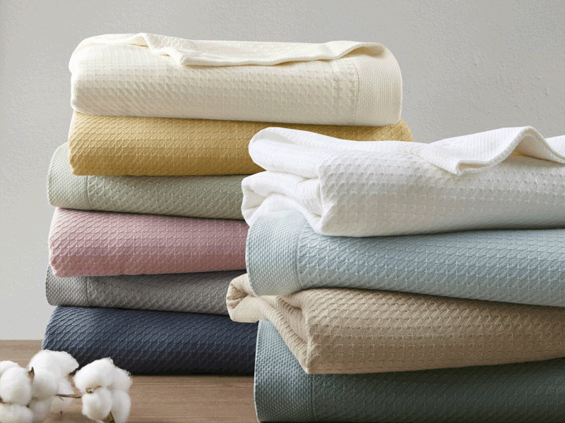 100% Certified Egyptian Cotton Blankets & Throws