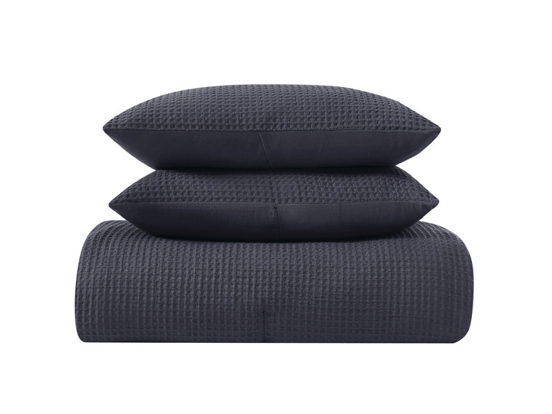 3PCS Waffle Comforter Sets