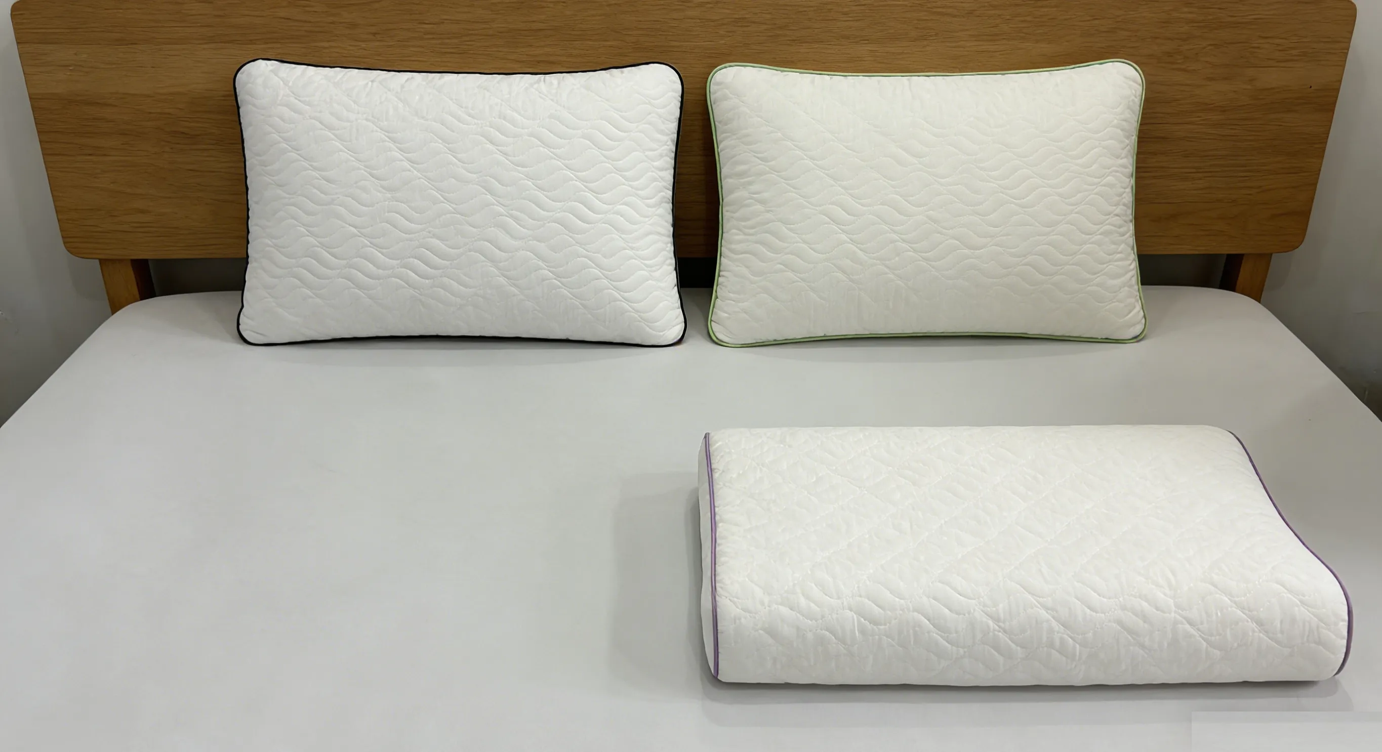 Super Soft Circular Knit Jacquard Shredded Foam Pillow