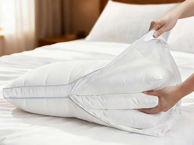 3-in-1 Adjustable Down Alternative Microfiber Pillows