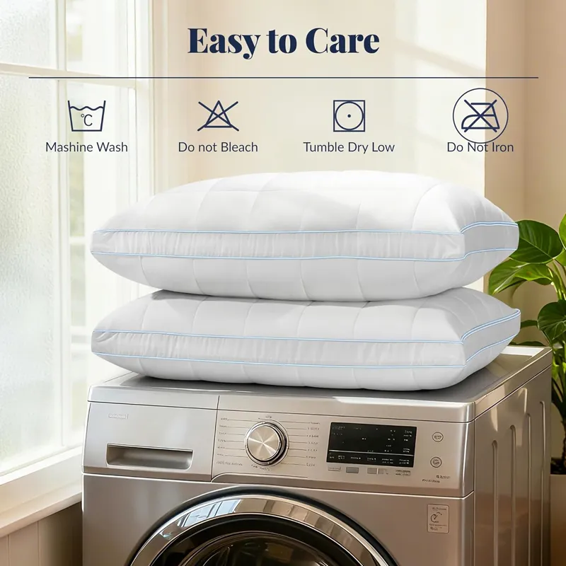 3-in-1 Adjustable Down Alternative Microfiber Pillows