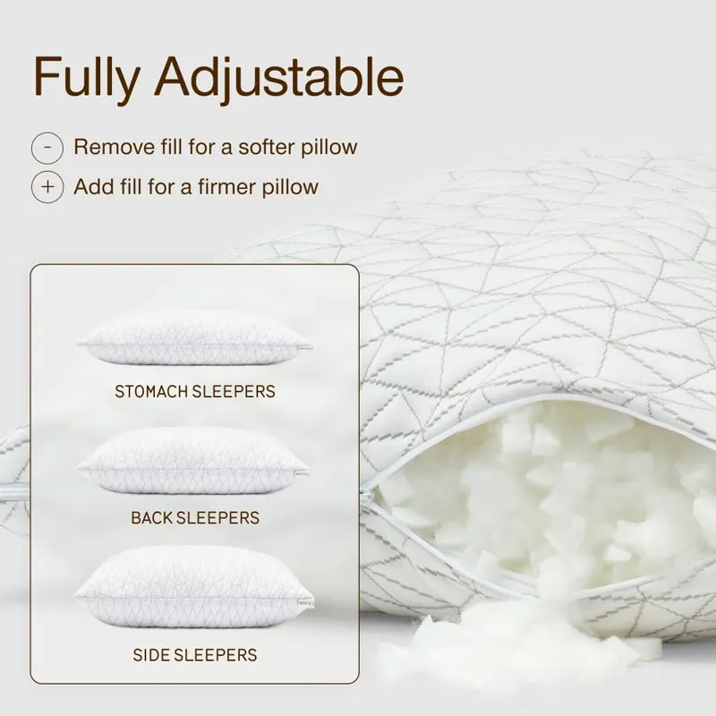 Home Goods Original Adjustable Bamboo Viscose Pillows