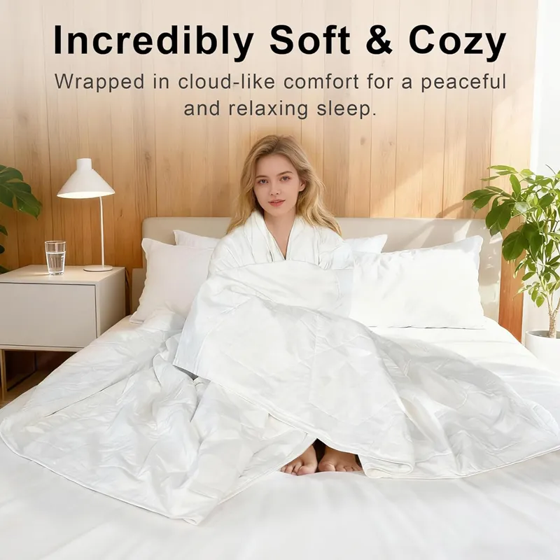 Lightweight Durable Breathable Cotton Comforters