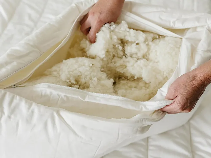 Organic Cotton Cover Wool Pillows