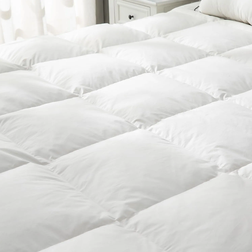 duck down feather topper